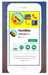 TouchBase screen 1